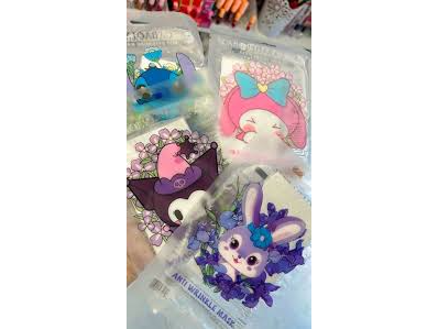 Mascarilla Tissue conejita lila amtiarruga