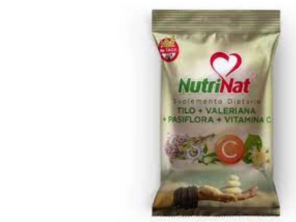 NUTRINAT CARAMELO TRANQUILIDAD ANTI-STRESS TILO-VALERIANA-PASIFLORA-VIT C 50GR / 10UNIDADES