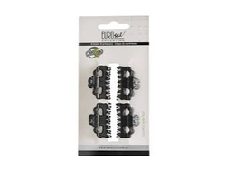 Broche corazon pequeño x 4