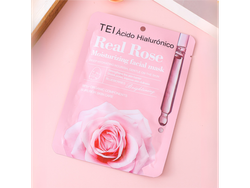 Mascarilla Tissue Real Rose hidrata e ilumina