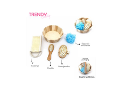 TRENDY Set de Baño (4 productos) con pack 6 x 20