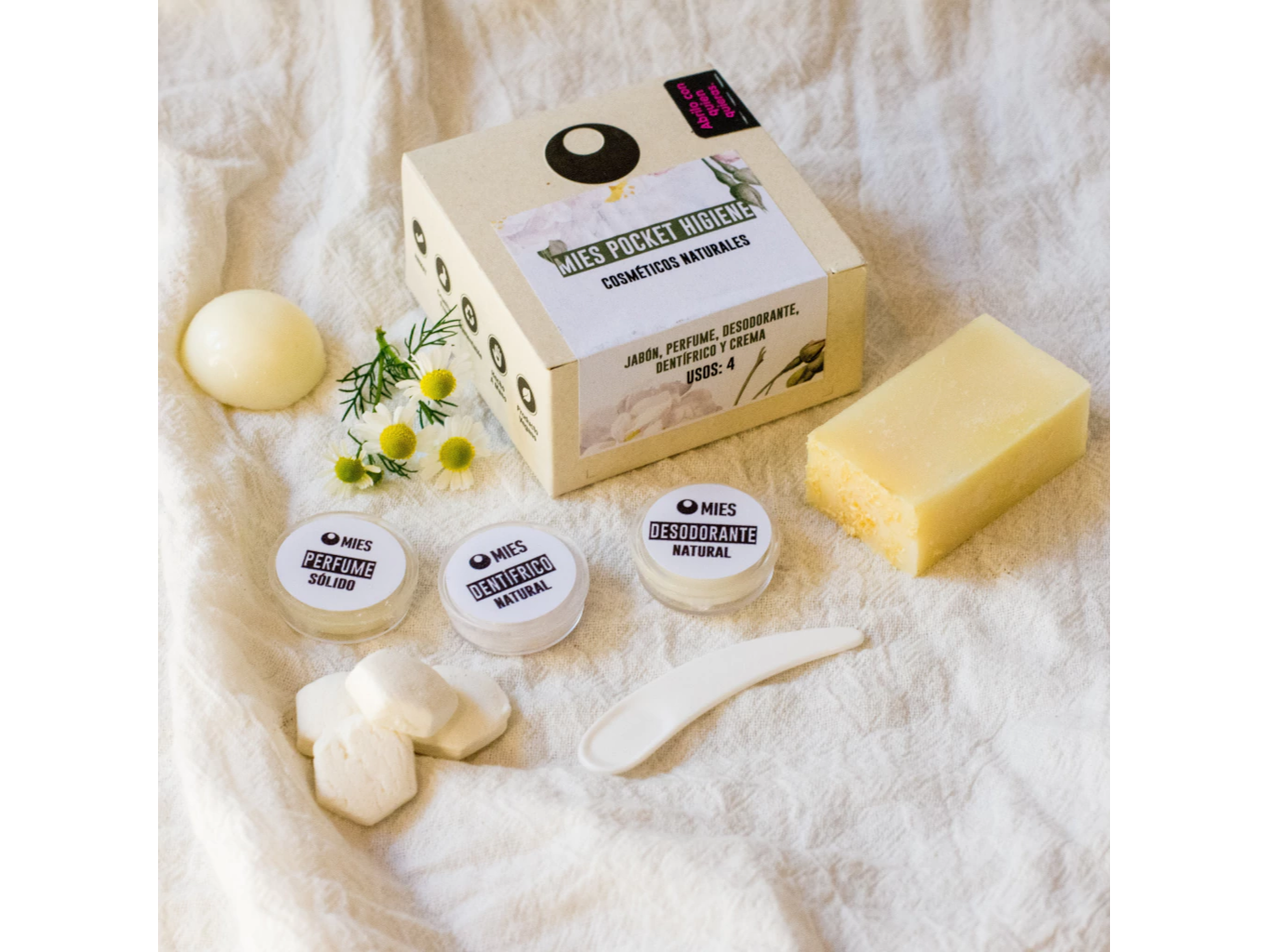 MIES Pocket Higiene (6 cosméticos naturales para llevar)