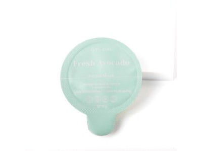 Mascarilla en pote verde fresh avocado