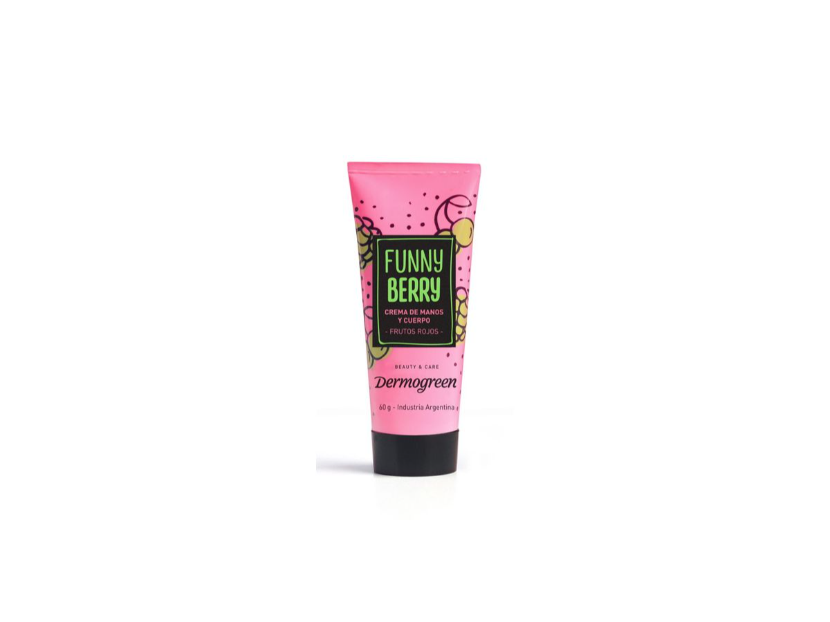 Dermogreen Crema de manos y cuerpo frutos rojos funny berry 60 gr