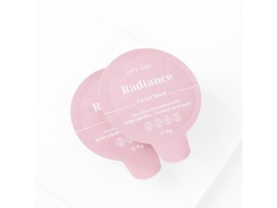 Mascarilla en pote rosa radiance