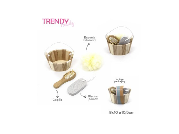 TRENDY Set de Baño (3 productos) con pack 8 x 10