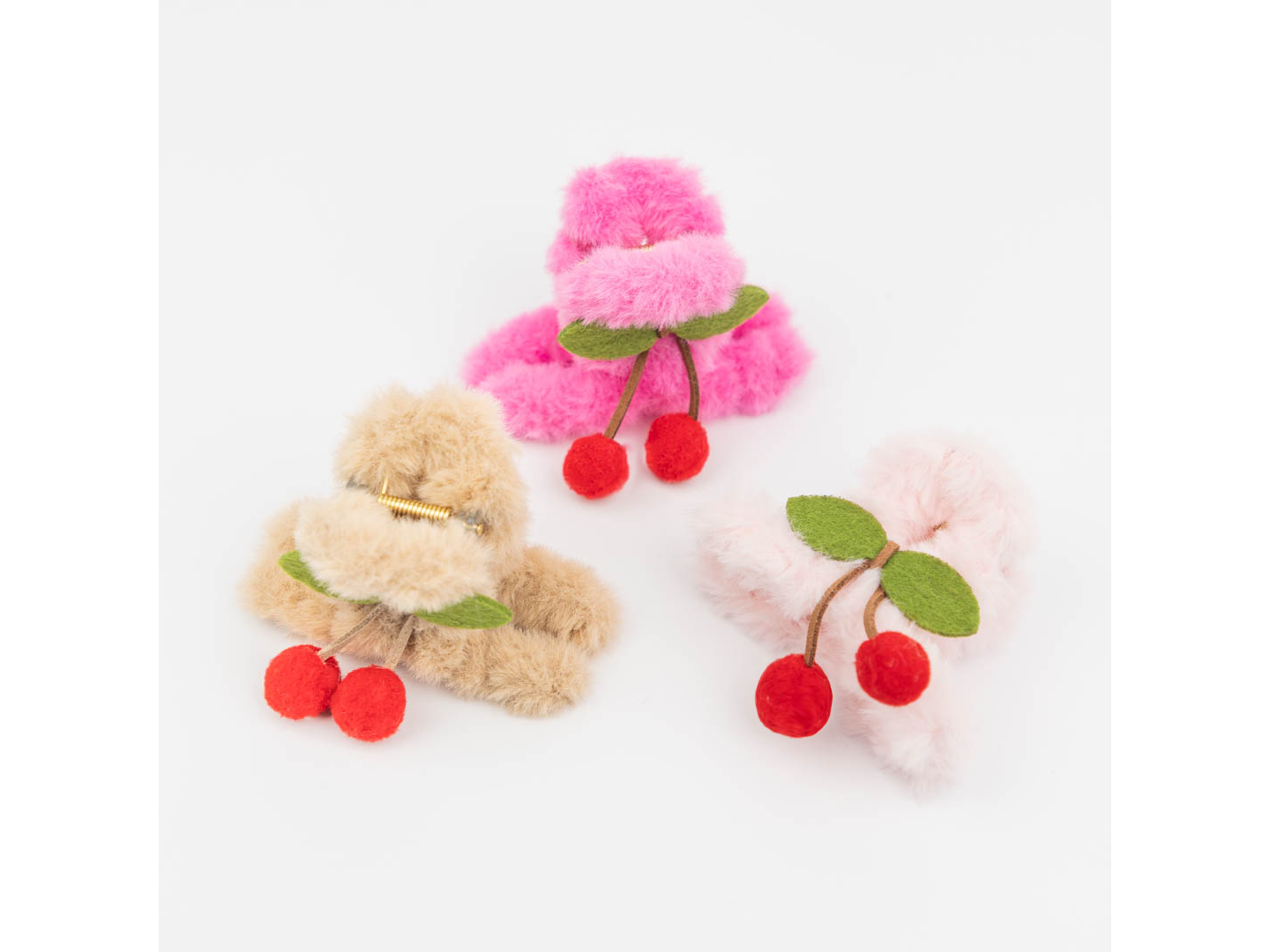 Gancho pelo felpa ROSA CEREZA