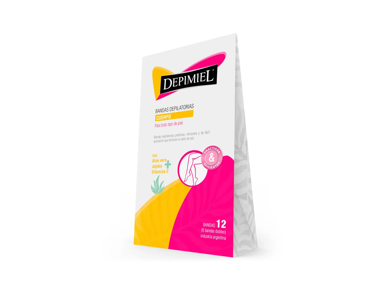 Depimiel Bandas Depilatorias Para Cuerpo Todo Tipo De Piel X12