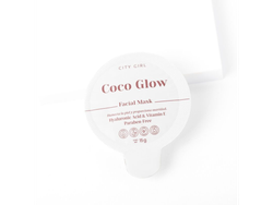 Mascarilla en pote blanco coco glow