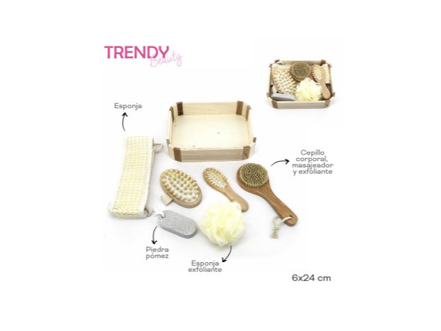TRENDY Set de Baño (5 productos) con pack 6 x 24