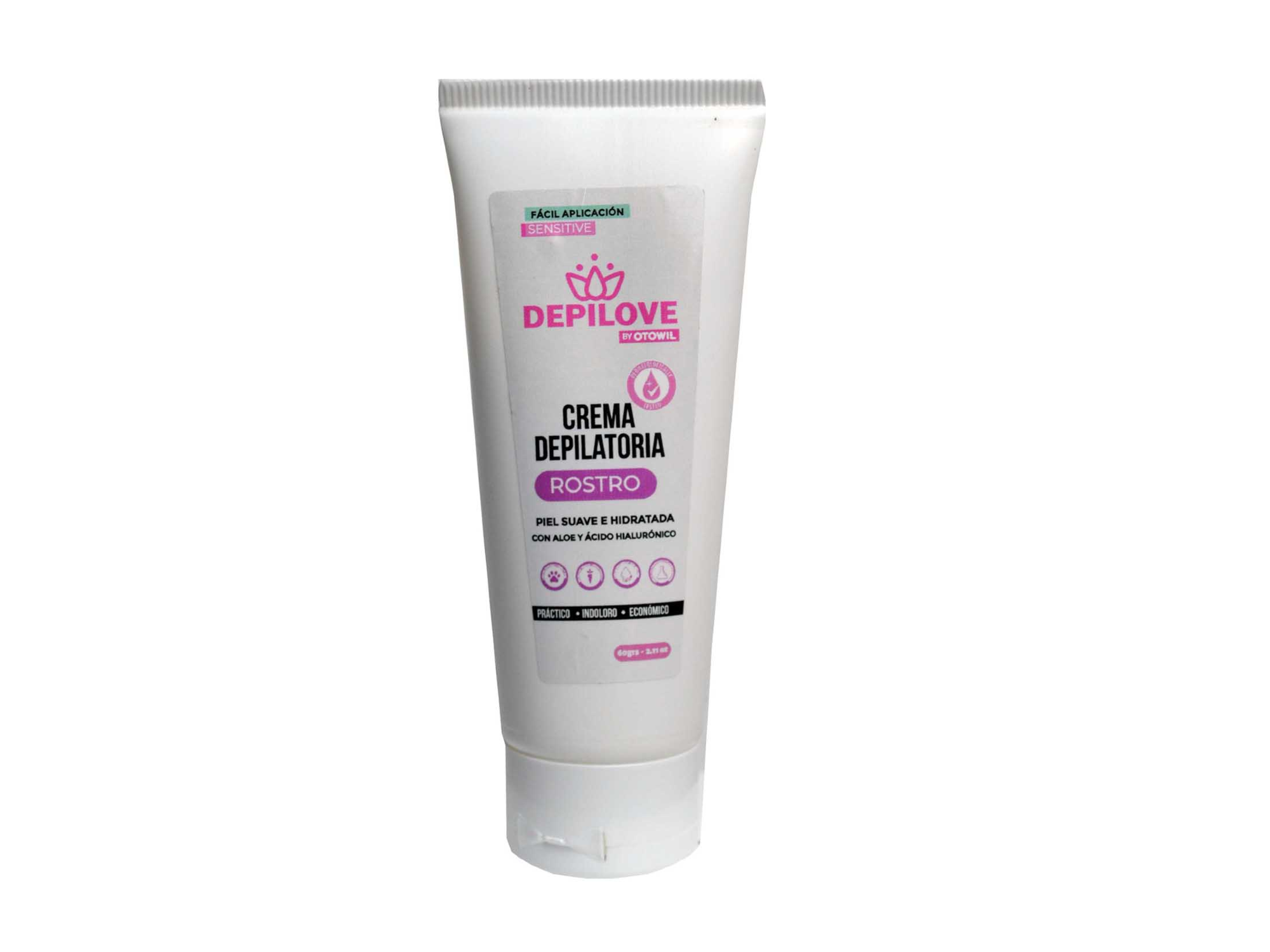Depilove crema depilatoria para rostro pomo x60gr.