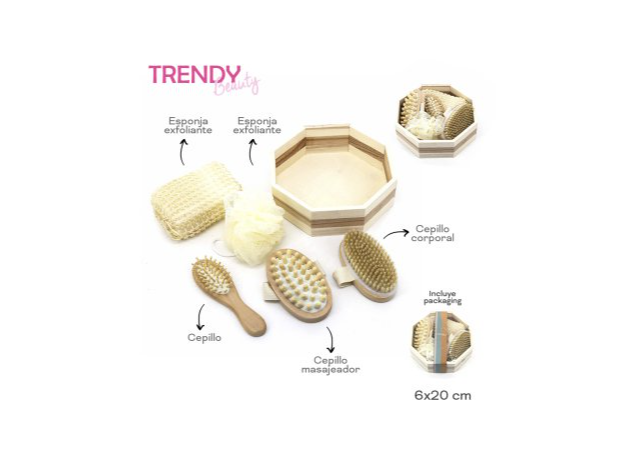 TRENDY Set de Baño (5 productos) con pack 6 x 20