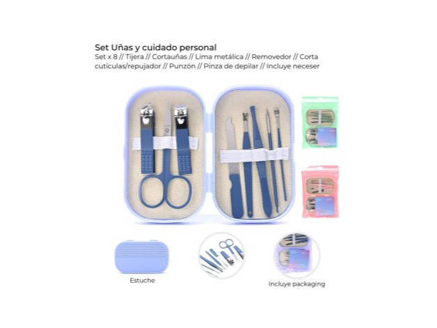 Skora Set uñas y cuidado personal ( Incluye Neceser)