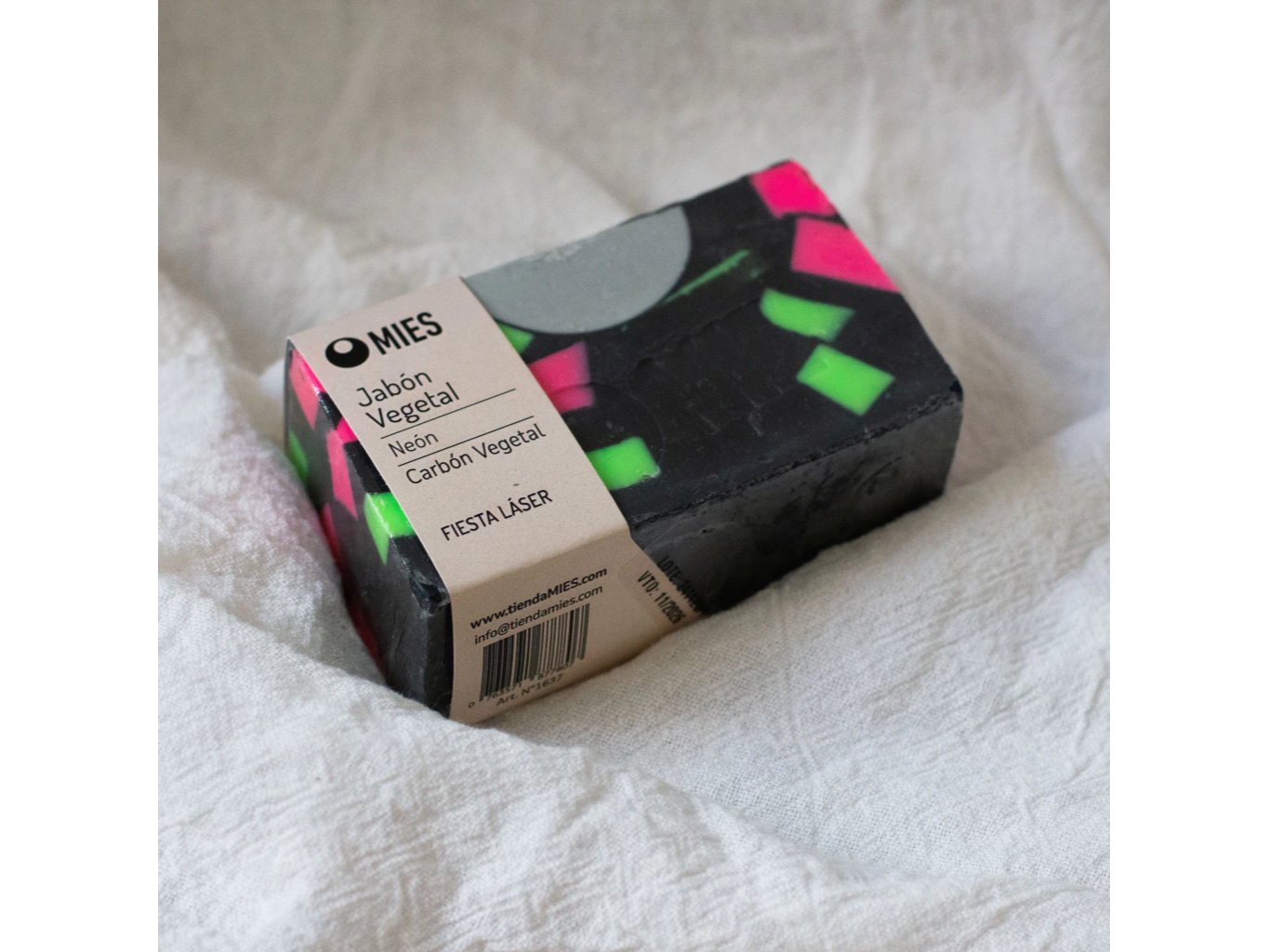 MIES Jabón Neón (con carbón) 100g