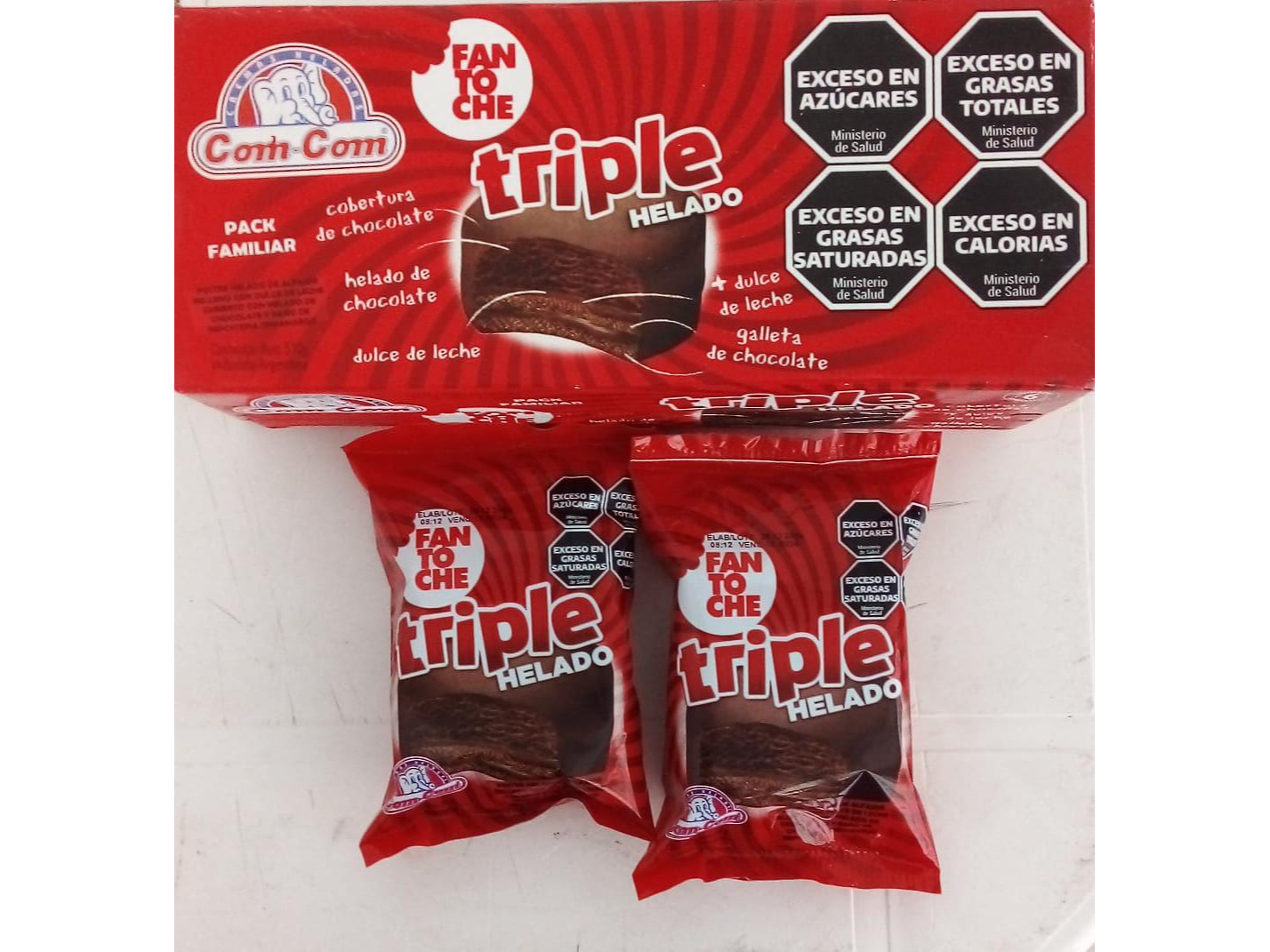 CAJA  ALFAJOR FANTOCHE X  APARTIR DE 3 UND