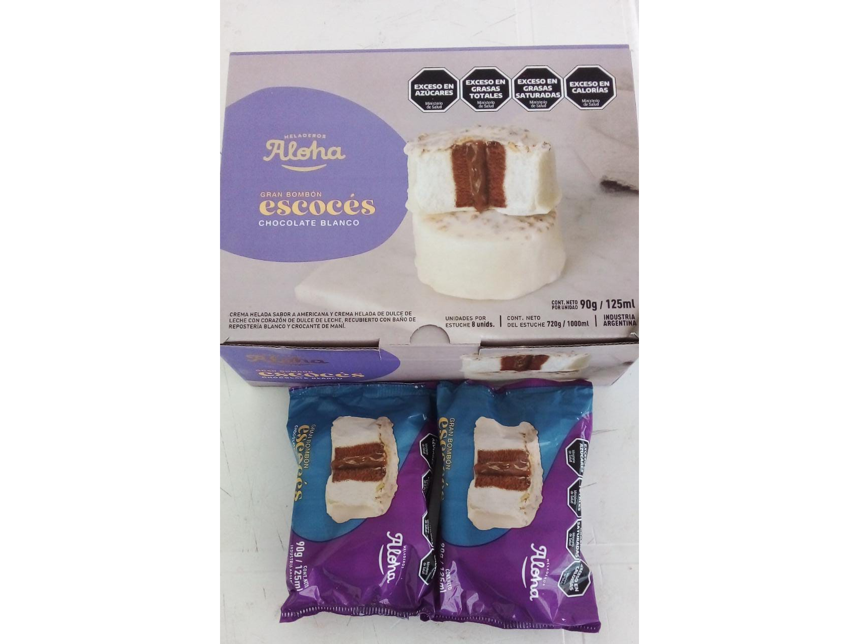 CAJA BOMBON ESCOCES BLANCO X8 APARTIR DE 3 UND