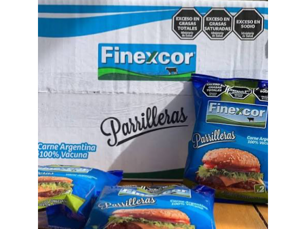 CAJA HAMBURGUESA  PARRILLERA FINEXCOR X40 UND