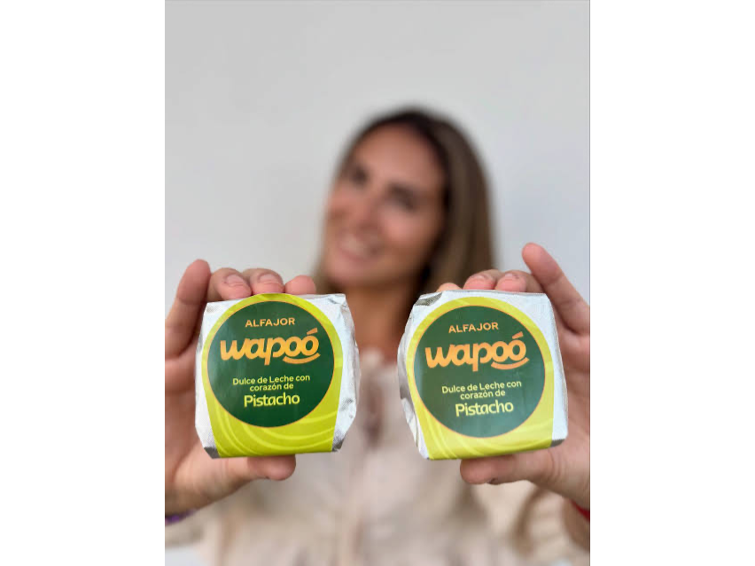 CAJA ALFAJOR WAPOÓ PISTACHO - APARTIR DE 5 CAJAS