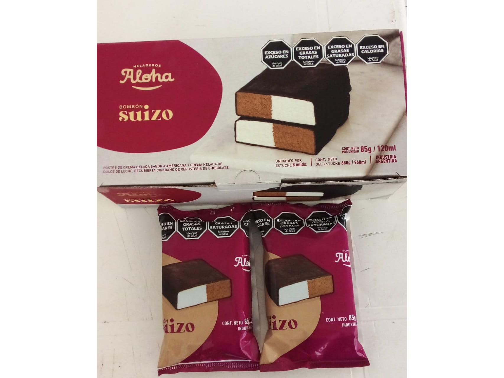 CAJA DE BOMBON SUIZO X 8 UND  APARTIR DE 3 UND