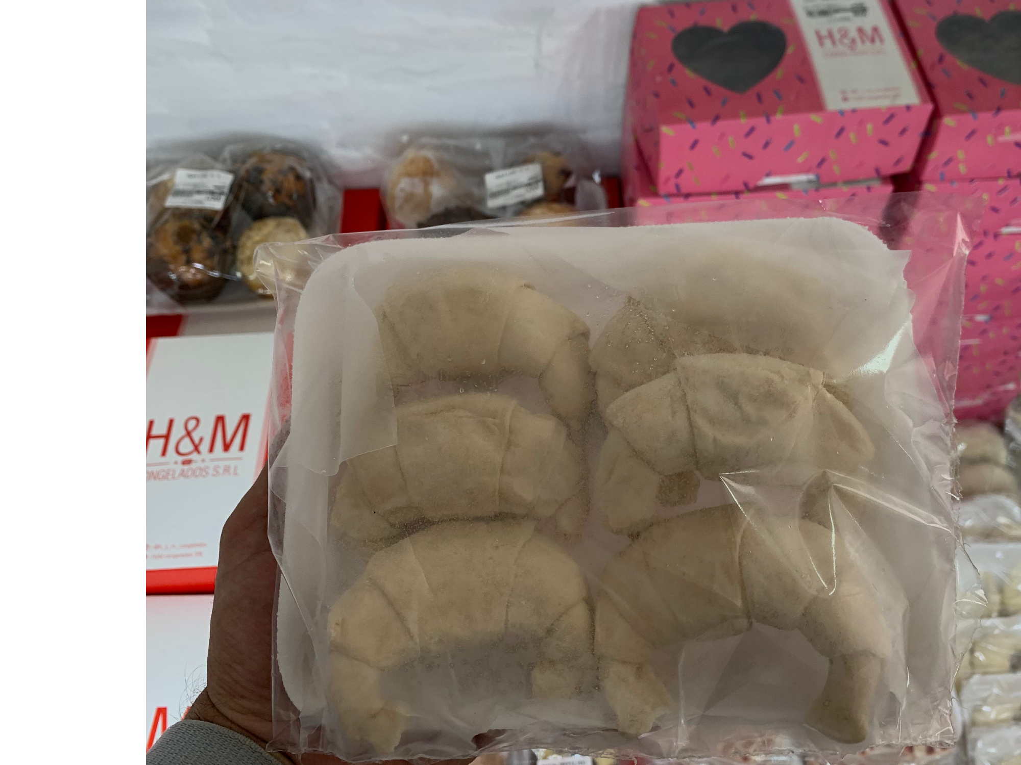 BANDEJA MEDIALUNAS  DULCES X6 UND