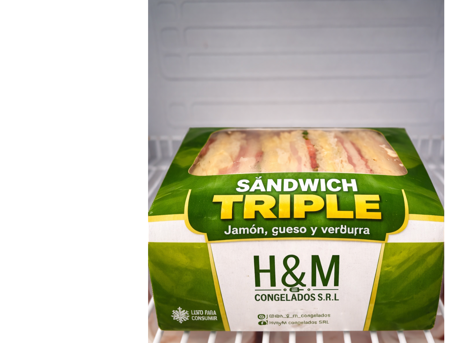 CAJA DE SANDWICH VERDURA - APARTIR DE 6 UND