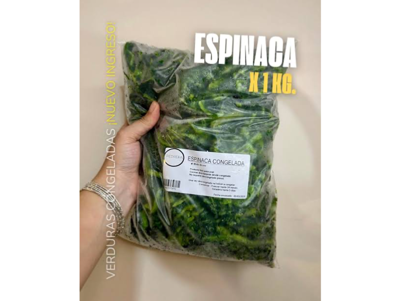 ESPINACA CONGELADAS X1 KG
