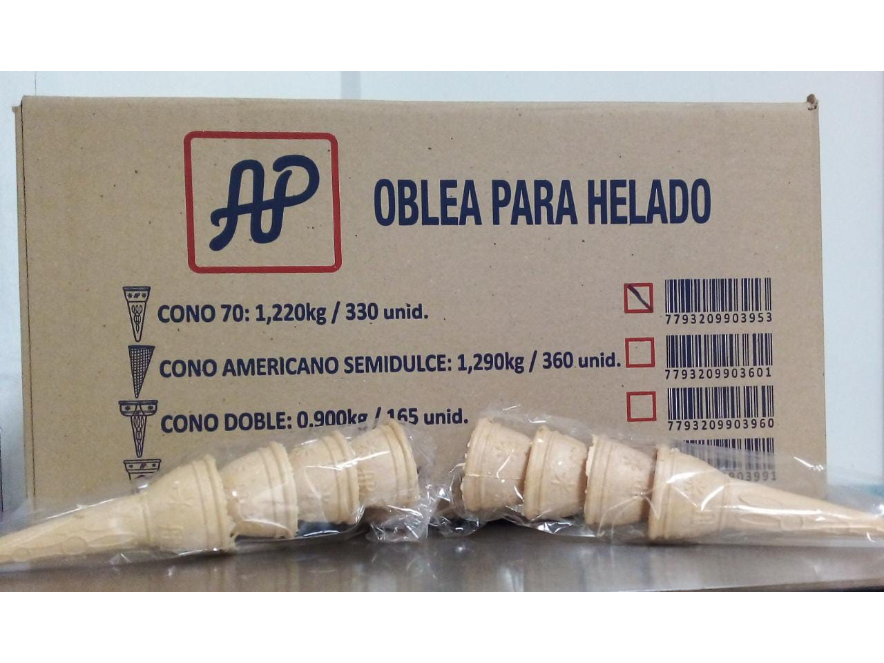 CAJA CONO N 70 X4UND : 330UND
