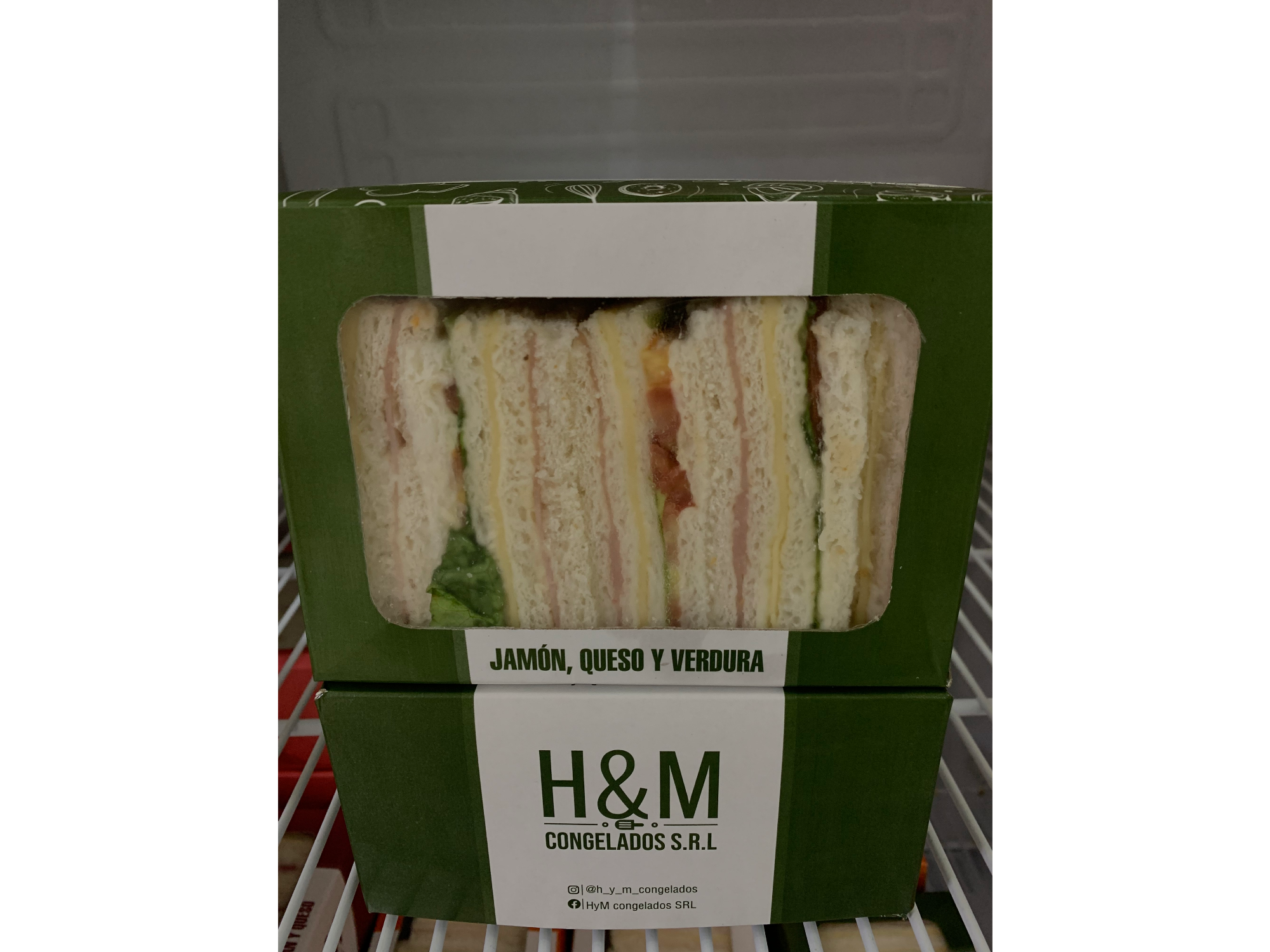 CAJA DE SANDWICH VERDURA - APARTIR DE 6 UND