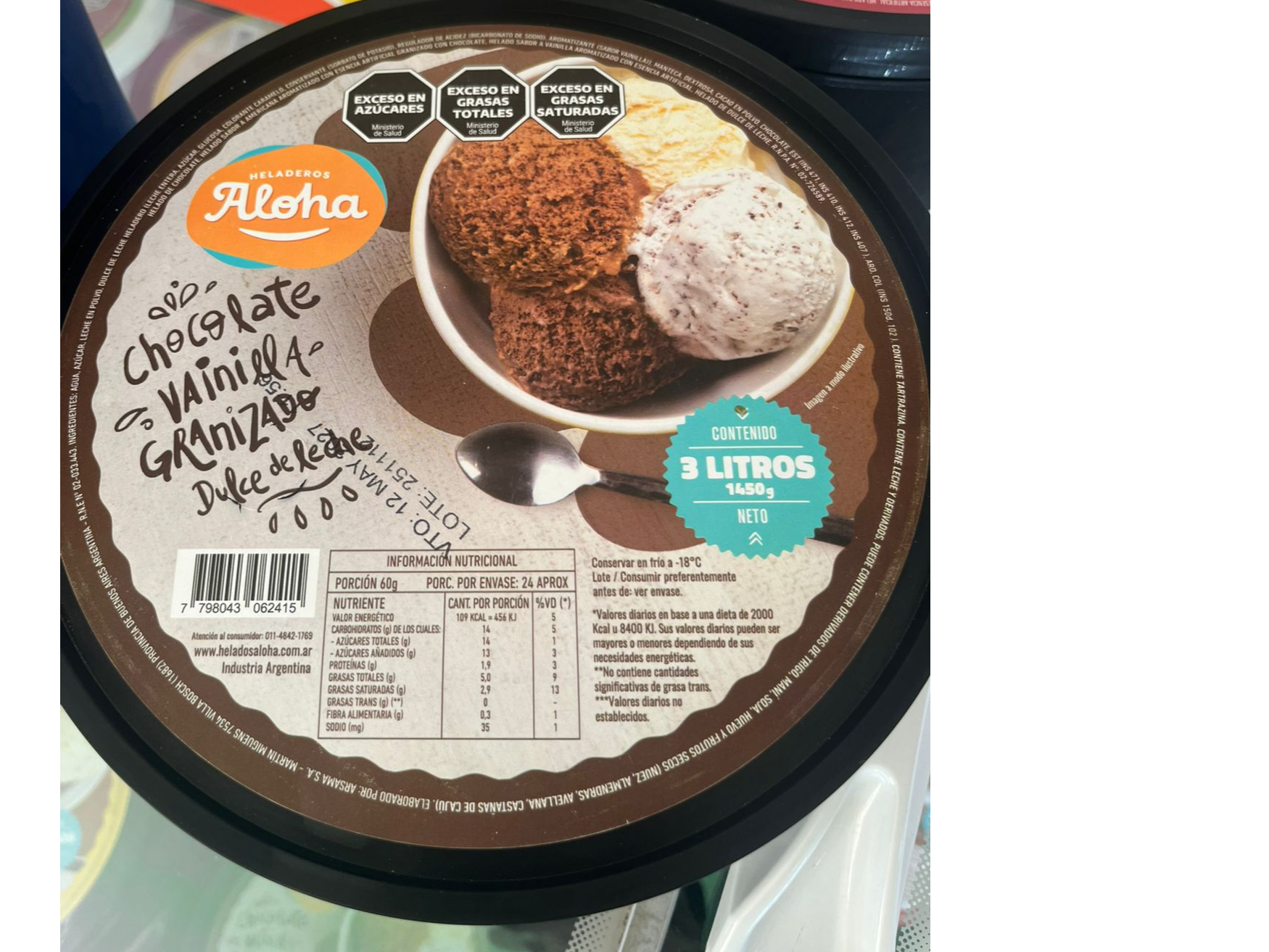 POTES ALOHA 3 LTS X 6 UND