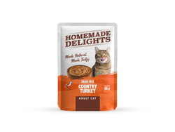 POUCH HMD TURKEY ADULT CAT 100GR