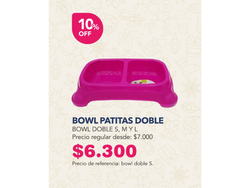 BOWL PATITAS DOBLE