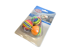 JUGUETE PARA GATO PELOTAS CASCABEL X3u