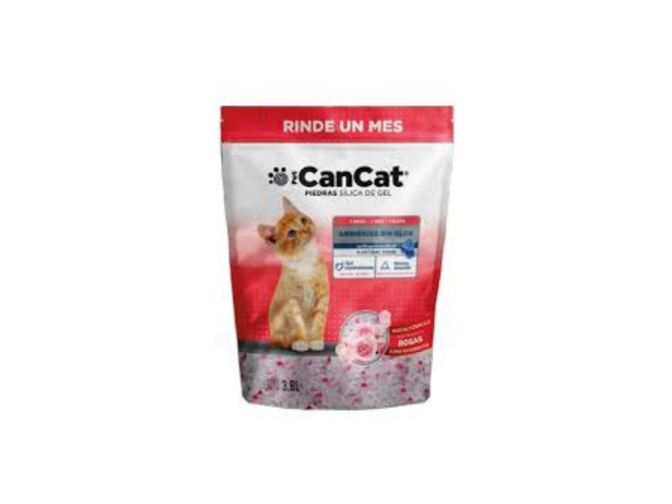 PIEDRAS CANCAT SILICA ROSAS 3,8LTS