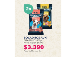 BOCADITOS AUKI 2X $3.390