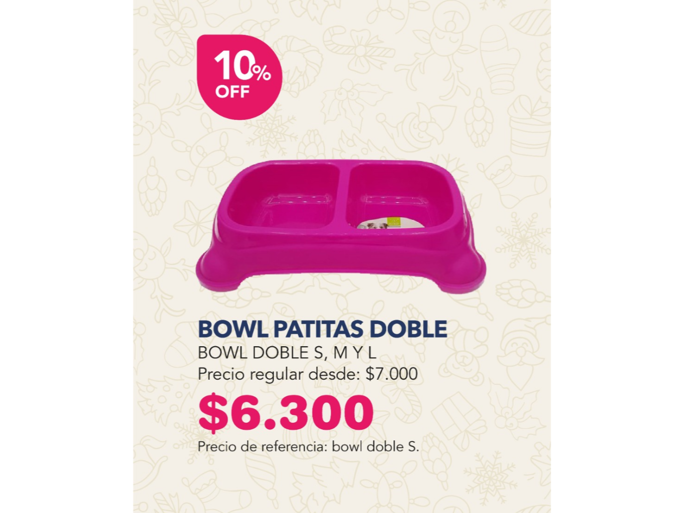 BOWL PATITAS DOBLE