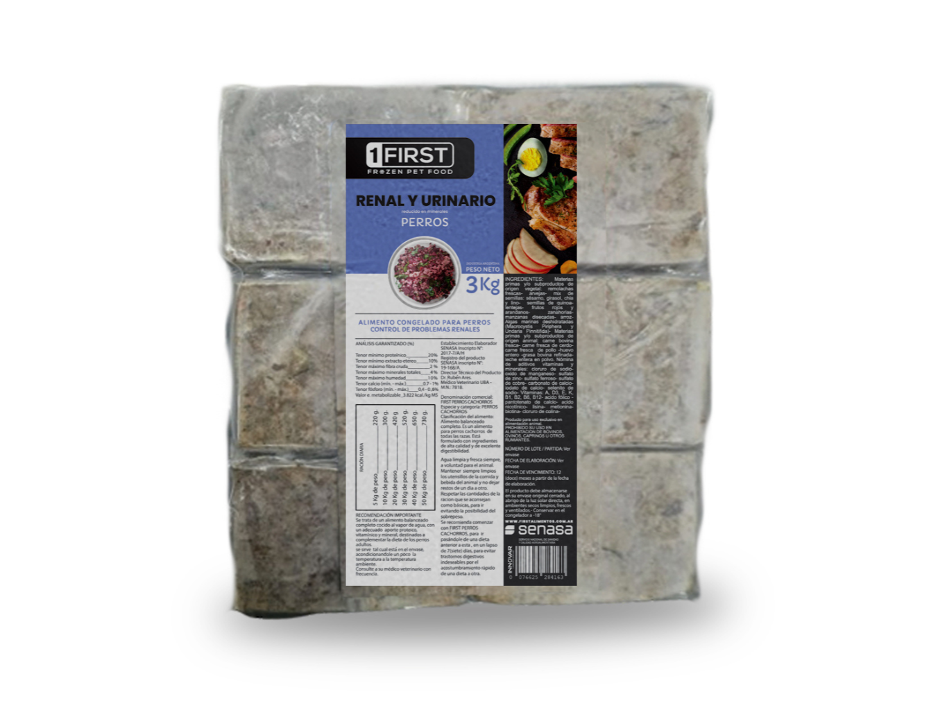 FIRST CONGELADO PERRO RENAL Y URI 3KG