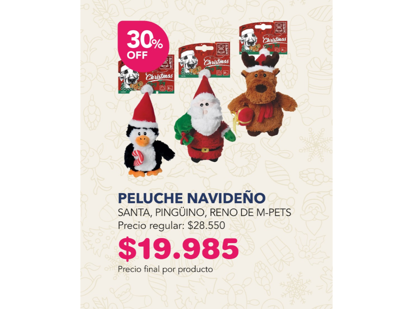 PELUCHE NAVIDEÑO