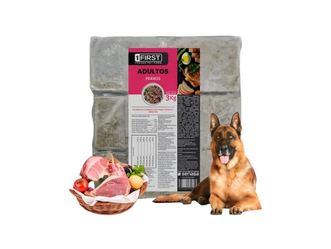 FIRST CONGELADO PERRO ADULTO 3KG