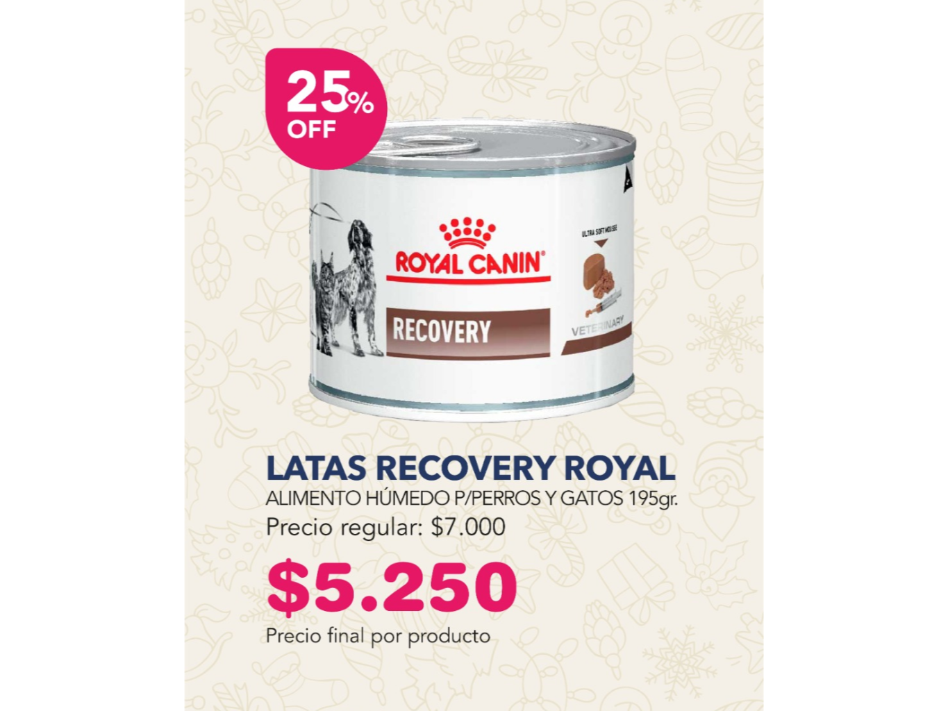 LATAS RECOVERY ROYAL 25% OFF