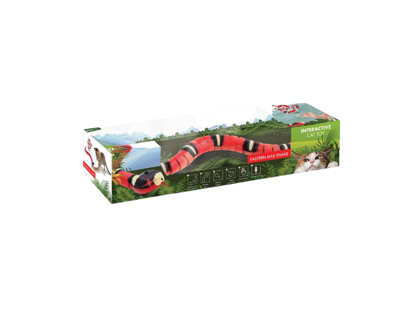 SNAKE INTERACTIVE CAT TOY