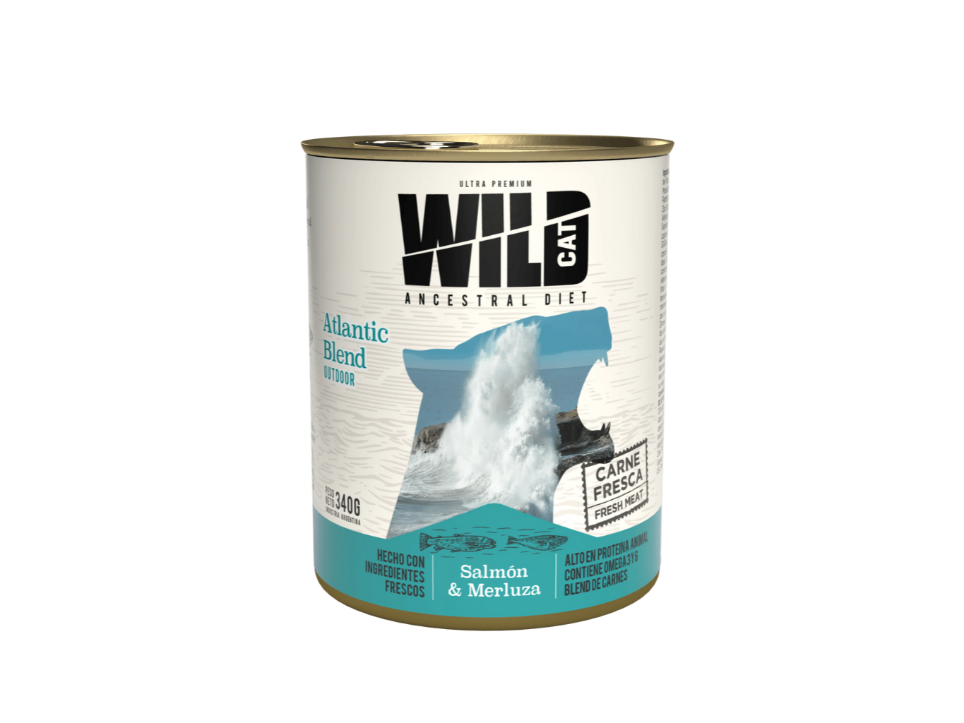 LATA WILD SALMON Y MERLUZA 340GR