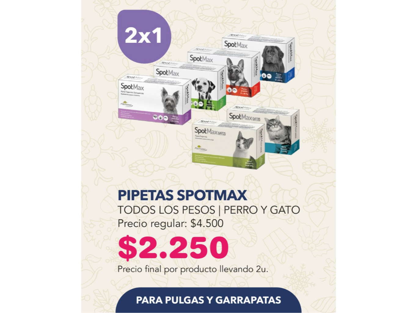 2X1 PIPETAS SPOTMAX