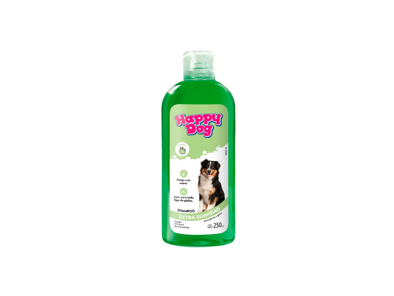 HAPPY DOG SHAMPOO MANZANA 250ML