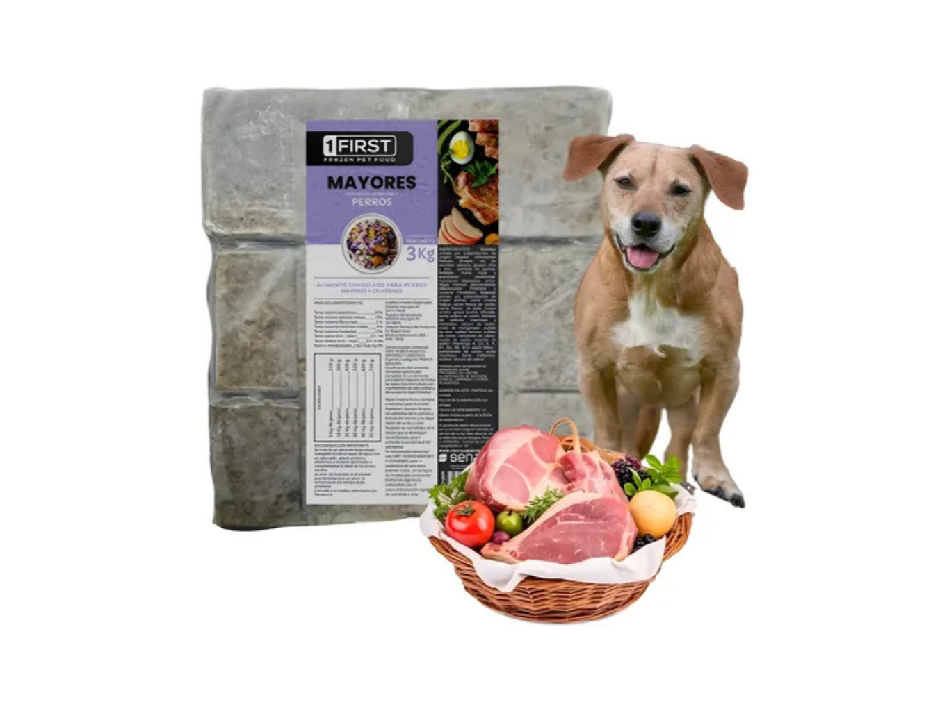 FIRST CONGELADO PERRO SENIOR 1KG