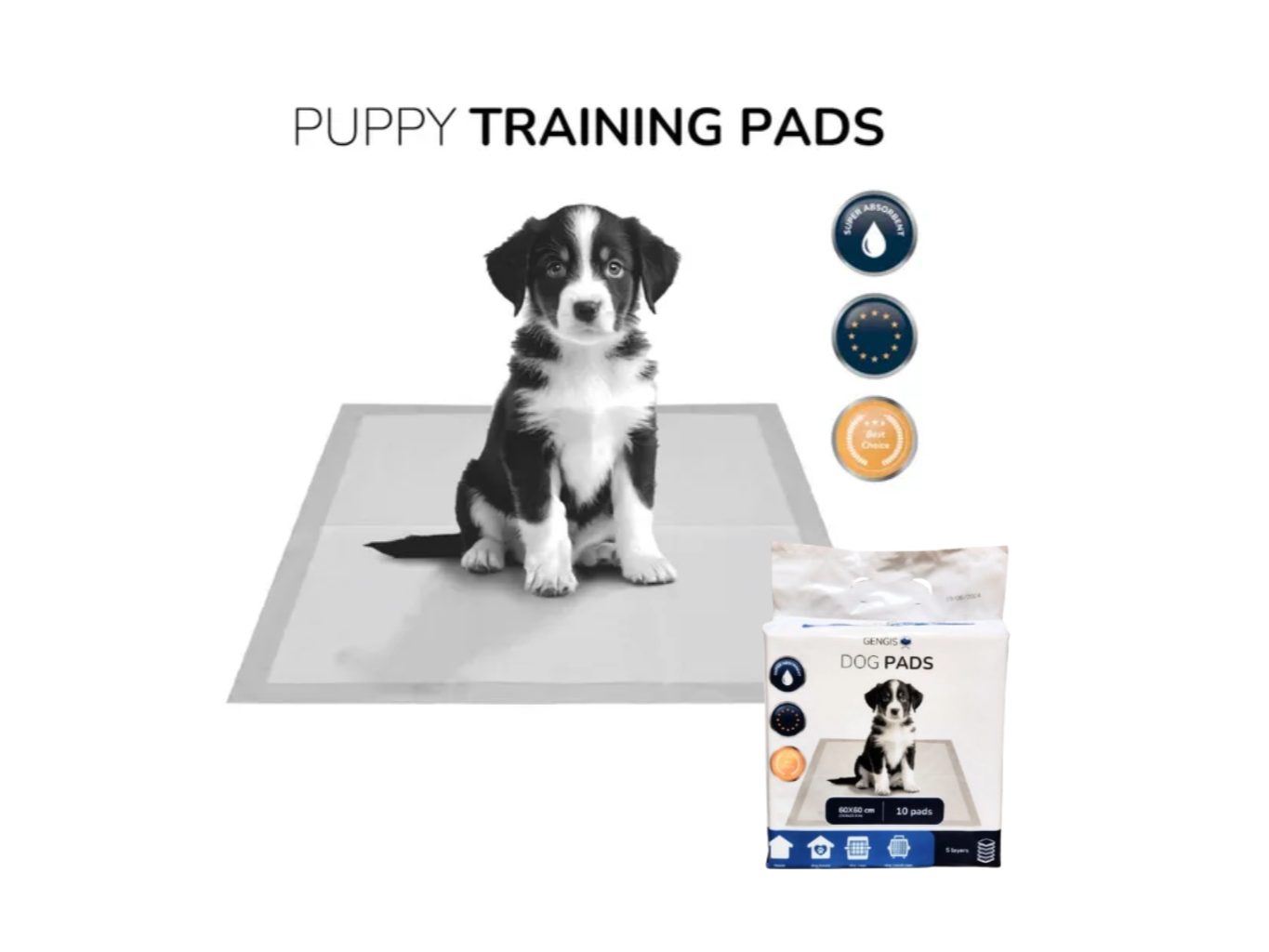 GENGIS PAÑO HIGIENICO 60X60 CM