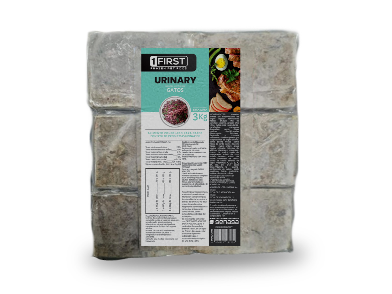 FIRST CONGELADO GATO URINARY 1KG