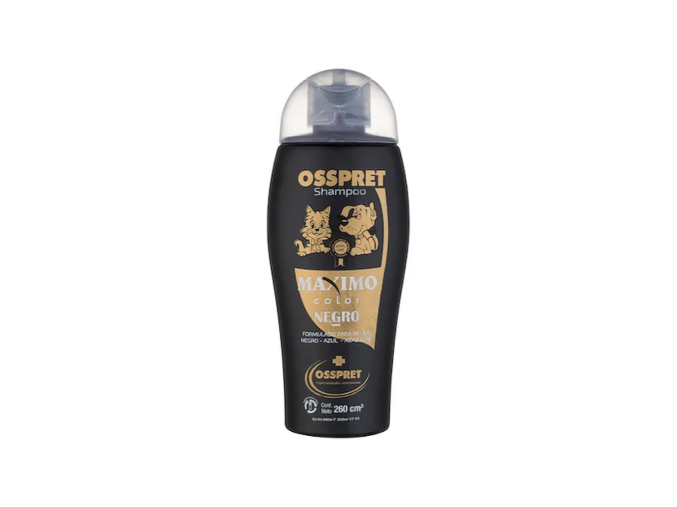 OSSPRET SHAMPOO NEGRO 260ML