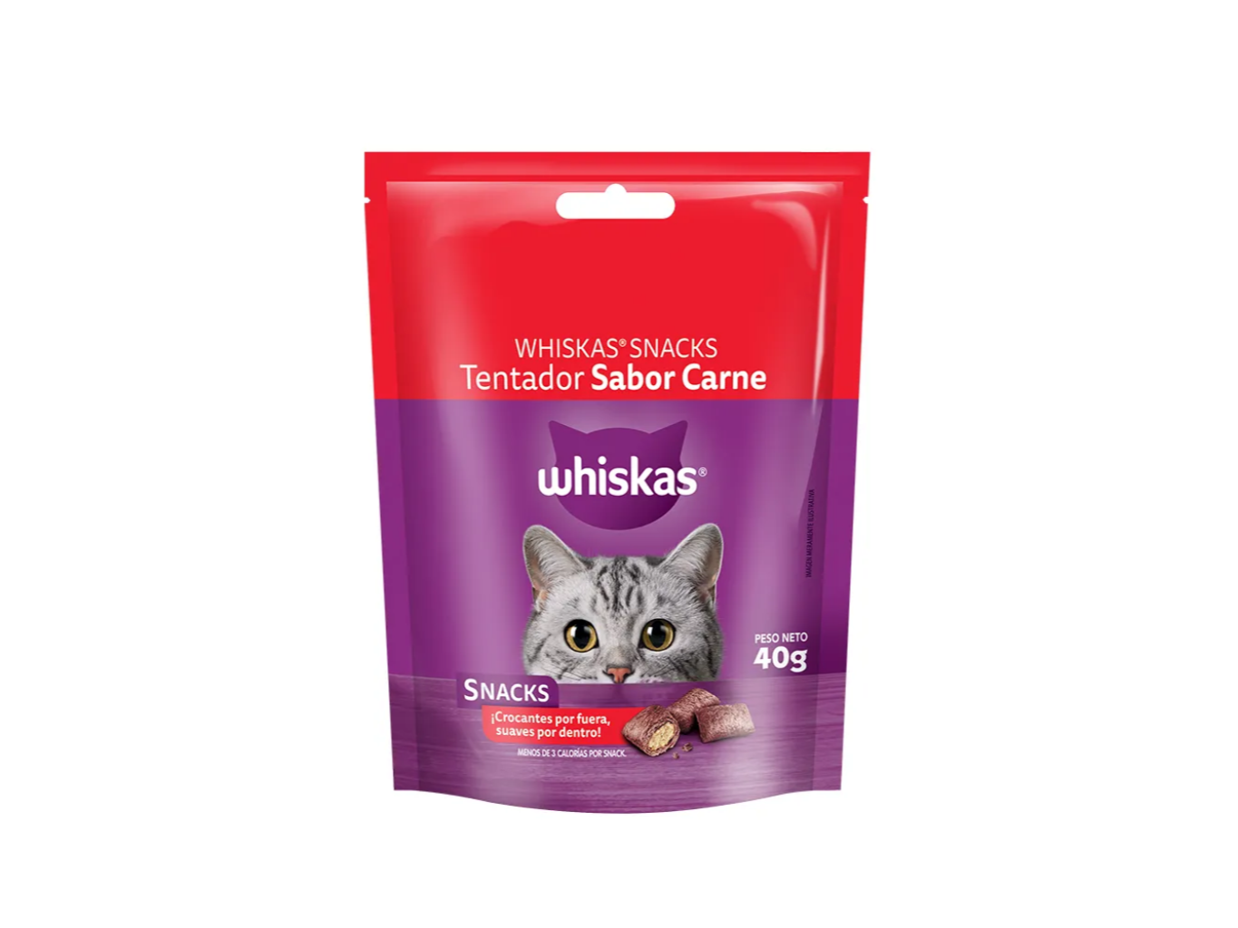 WHISKAS SNACK CARNE 40GR