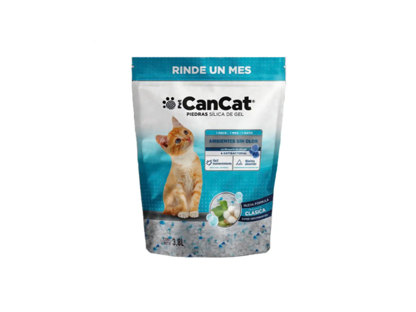 PIEDRAS CANCAT SILICA CLASICA 3,8LTS
