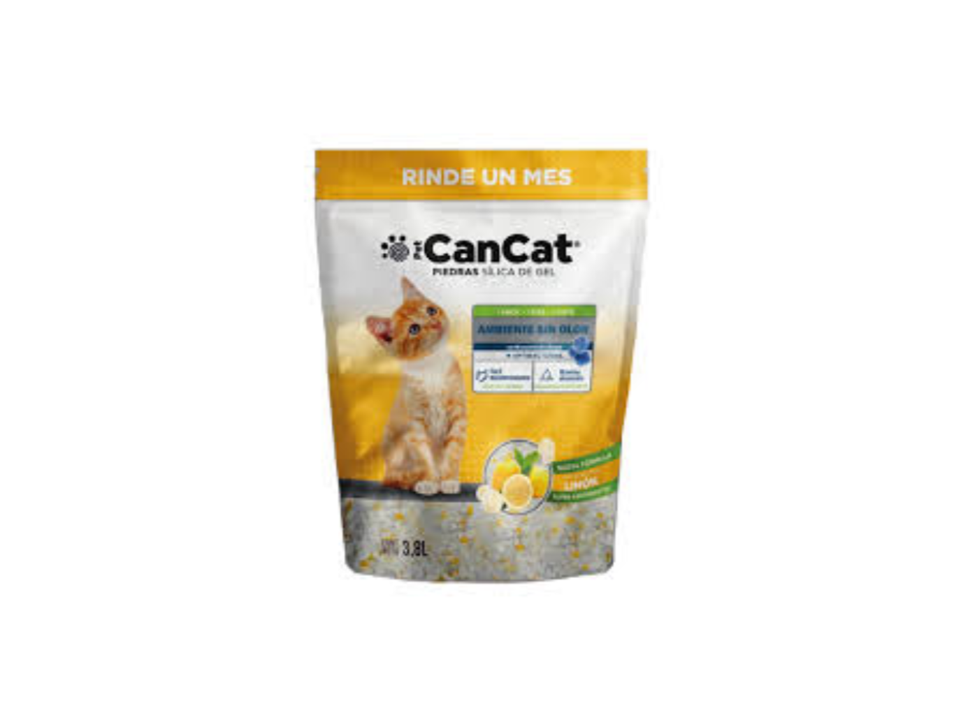 PIEDRAS CANCAT SILICA LIMON 3,8LTS